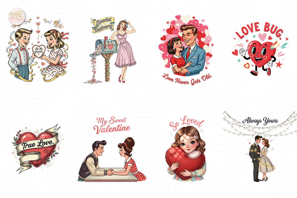 Funny Retro Quotes PNG Clipart, an Object Illustration by KennedyStudio (Photo 2 of 5)