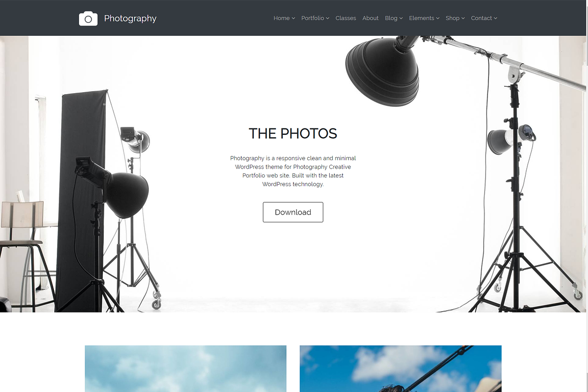 Photography Gallery WordPress Theme, a WordPress Template by Visualmodo (Photo 13 of 21)