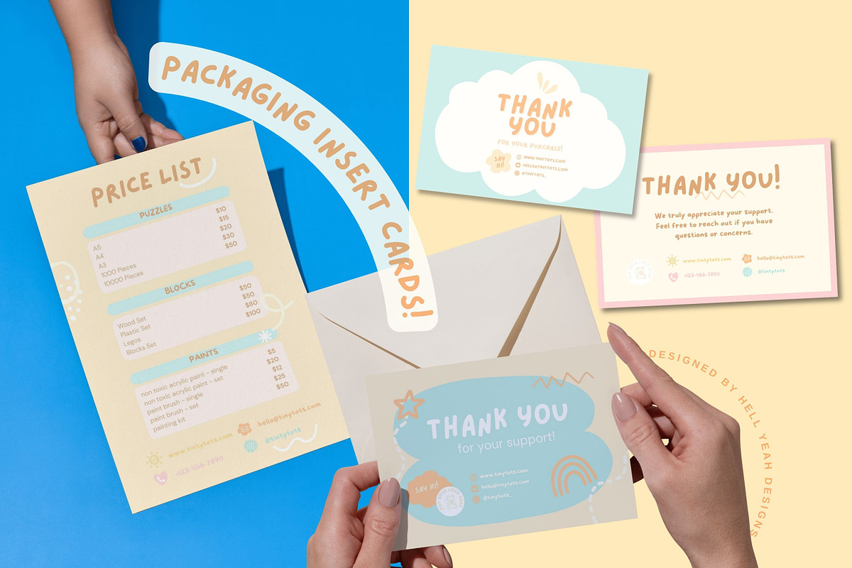 Baby Theme Branding Starter Kit, a Branding & Logo Template by Hell Yeah Designs (Photo 12 of 15)