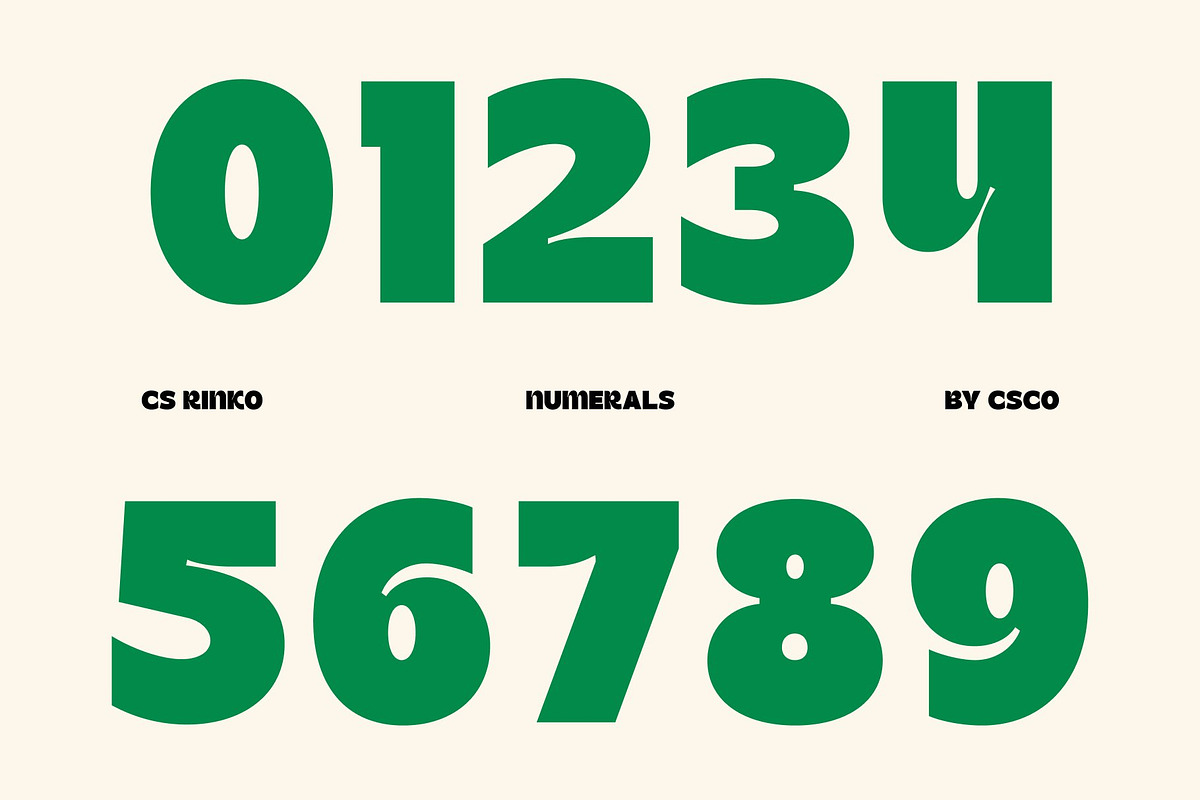 CS Rinko – Inktrap Font, a Sans Serif Font by Craft Supply Co. (Photo 6 of 8)