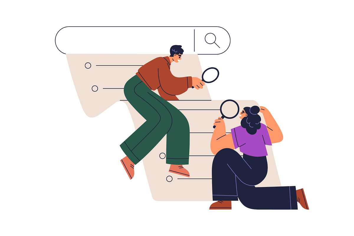 People browsing with search bars set, a Technology Illustration by Good Studio (Photo 4 of 7)