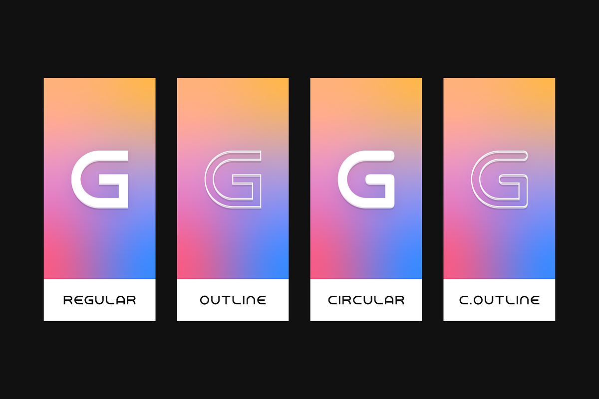 Logoart Branding Font Family, a Sans Serif Font by alpercakici (Photo 4 of 17)