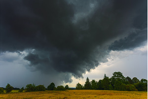 Dramatic storm clouds in the sky, a Nature Photo by Lukas Jonaitis SHOP