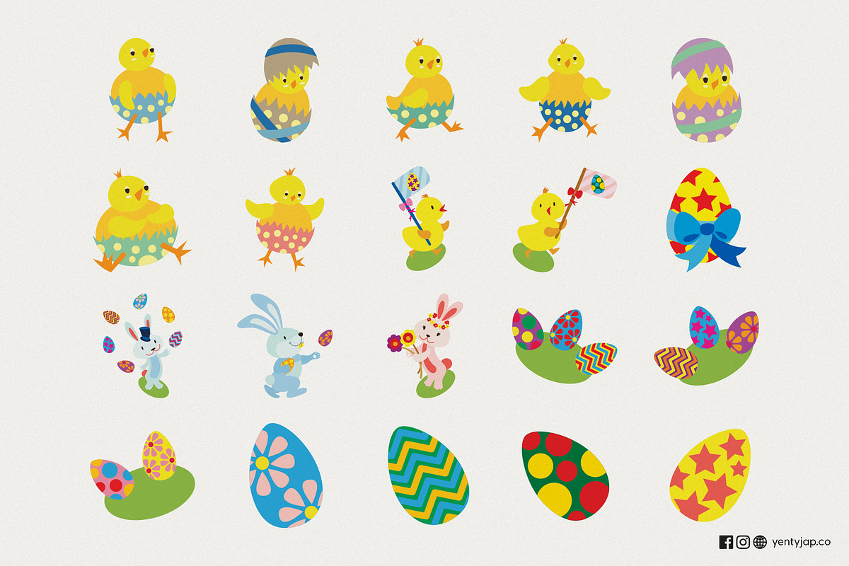 Hoppy Easter Cuties, a Seasonal Illustration by YENTY JAP CO (Photo 3 of 3)
