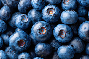 Background of ripe and sweet blueberries, a Food & Drink Photo by AlyaAnd