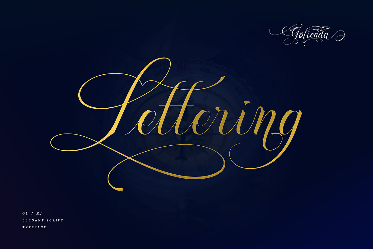 Gofienda, a Script Font by alit design (Photo 6 of 17)