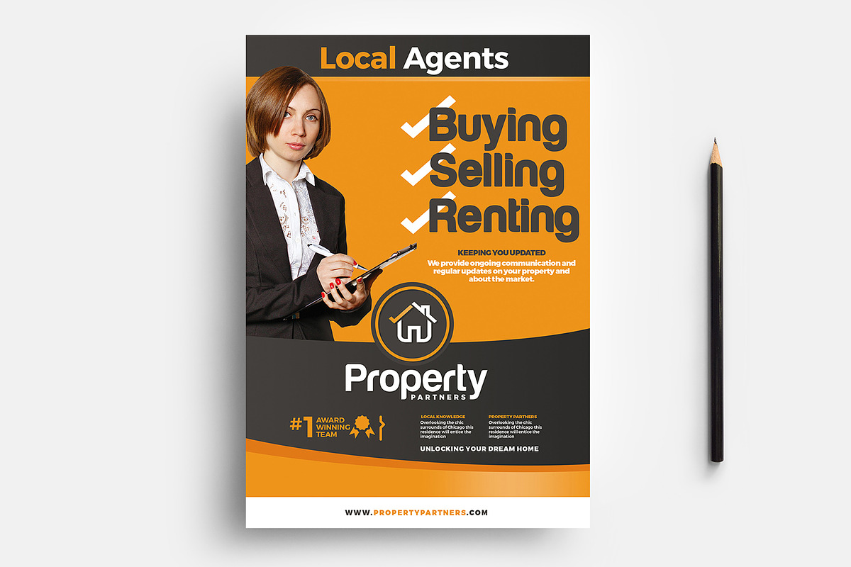 Real Estate Flyer Template, a Flyer Template by BrandPacks (Photo 2 of 5)
