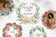 Moody Boho Florals Watercolor, a Decorative Illustration by Catch the Dream Art (Thumbnail 11 of 17)