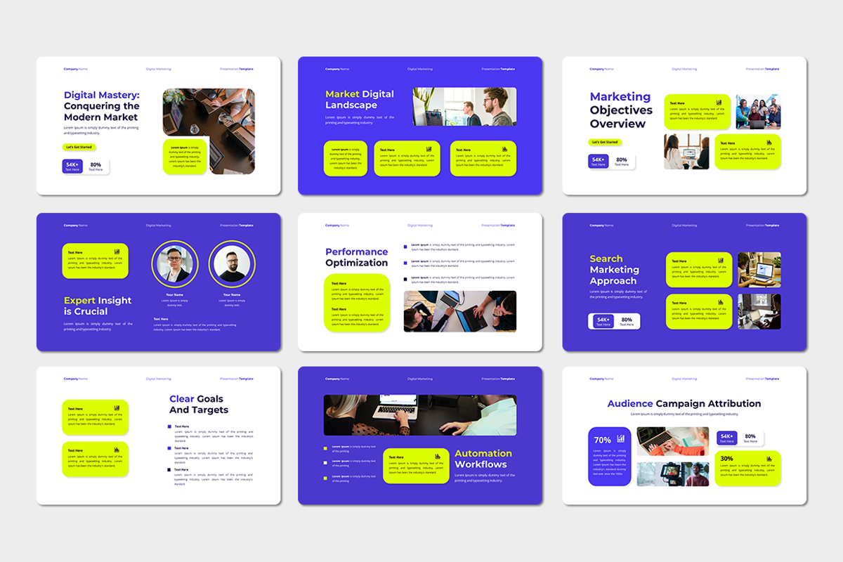 Modern Marketing Google Slides, a Presentation Template by QR Design Studio (Photo 2 of 3)