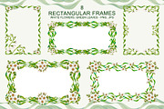 Floral frames, botanical watercolor, a Decorative Illustration by EL_SUHOVA (Thumbnail 8 of 15)