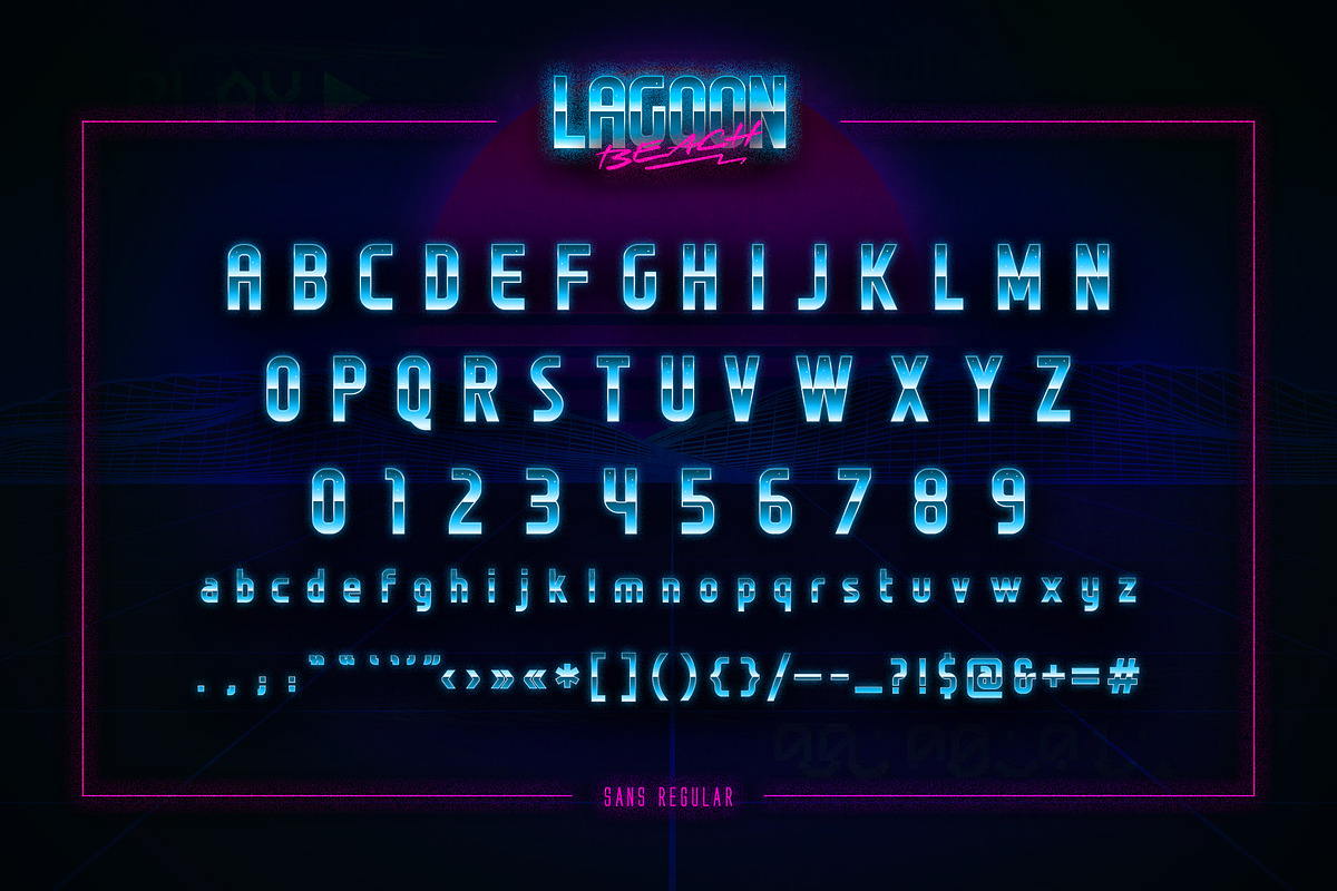 Lagoon Beach – 2 in 1 Font Pack, a Script Font by Ckybe's Corner (Photo 2 of 13)