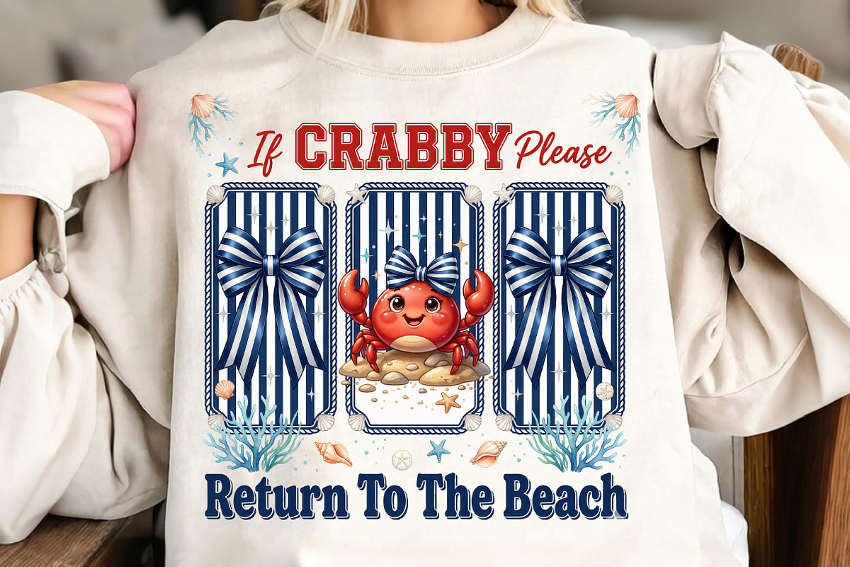 Coquette Bow If Crabby Beach PNG, an Illustration by CreationArt (Photo 1 of 9)