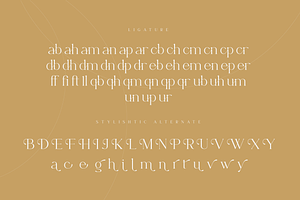 Munchie // Ligature Serif Font