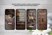 Wellness Instagram Reels Templates, a Social Media Template by DigiPax (Thumbnail 5 of 11)