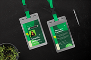 Chartgee Green - ID Card Back, a Card Template by Annora Studio (Thumbnail 3 of 3)