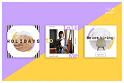 Playful Instagram posts, a Social Media Template by dookit studio (Thumbnail 3 of 7)