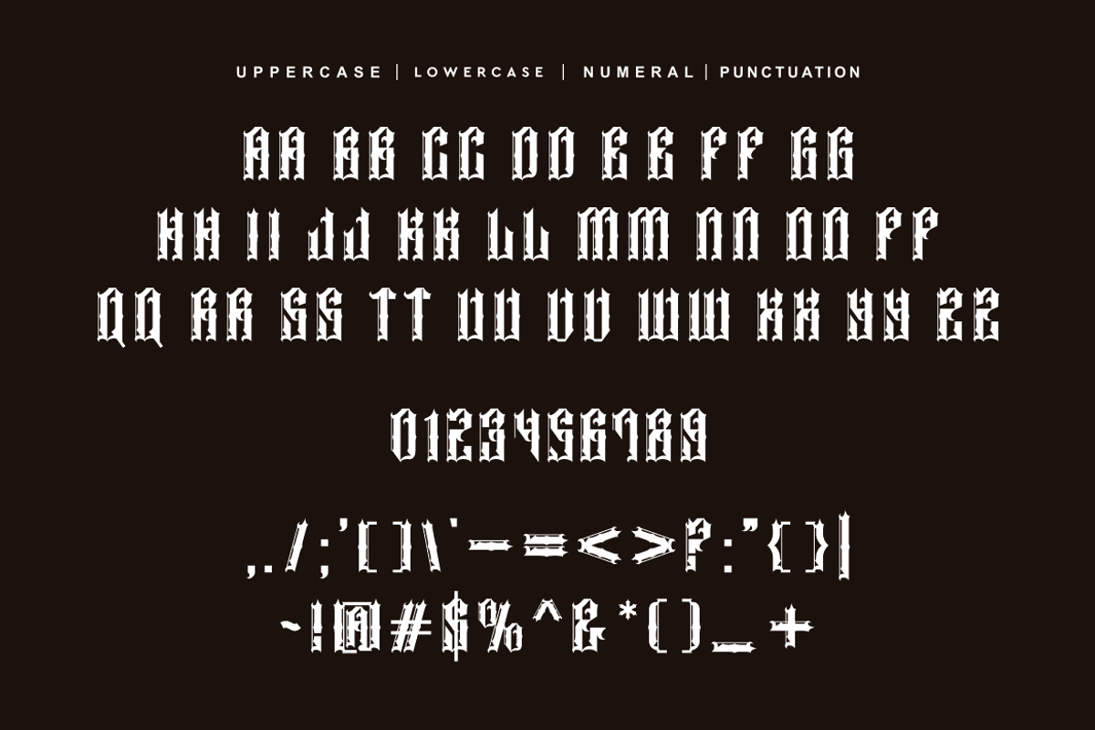 Kolger - Modern Blackletter Font, a Blackletter Font by QR Design Studio (Photo 7 of 8)