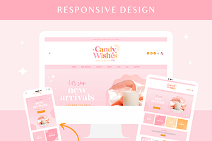 Shopify Theme Pink - Candy Wishes