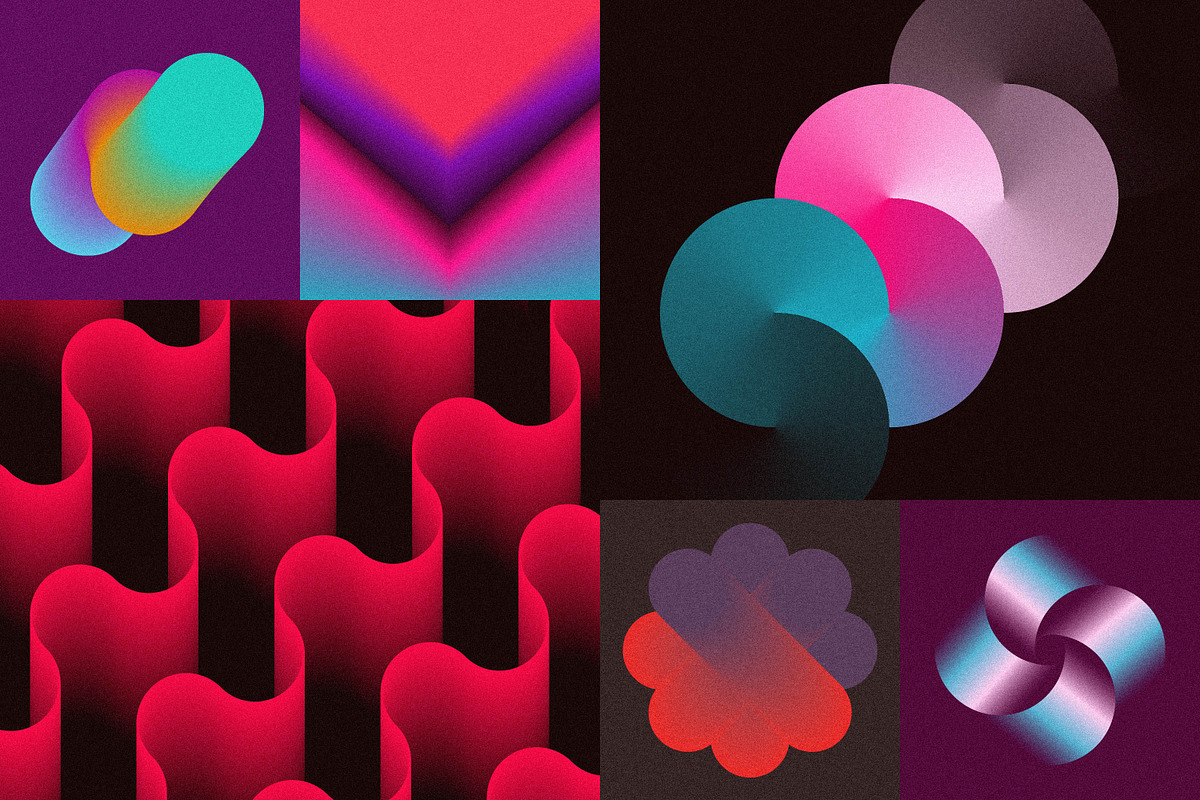 Blender 2: 160 Gradient Blend Shapes, an Object Graphic by RuleByArt (Photo 20 of 23)