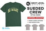 Next Level 6410 Sueded Crew Mockup, a Merchandise Mockup by Brent Galloway (Thumbnail 1 of 5)