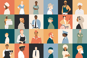 People of different professions, a Person Illustration by Stafeeva