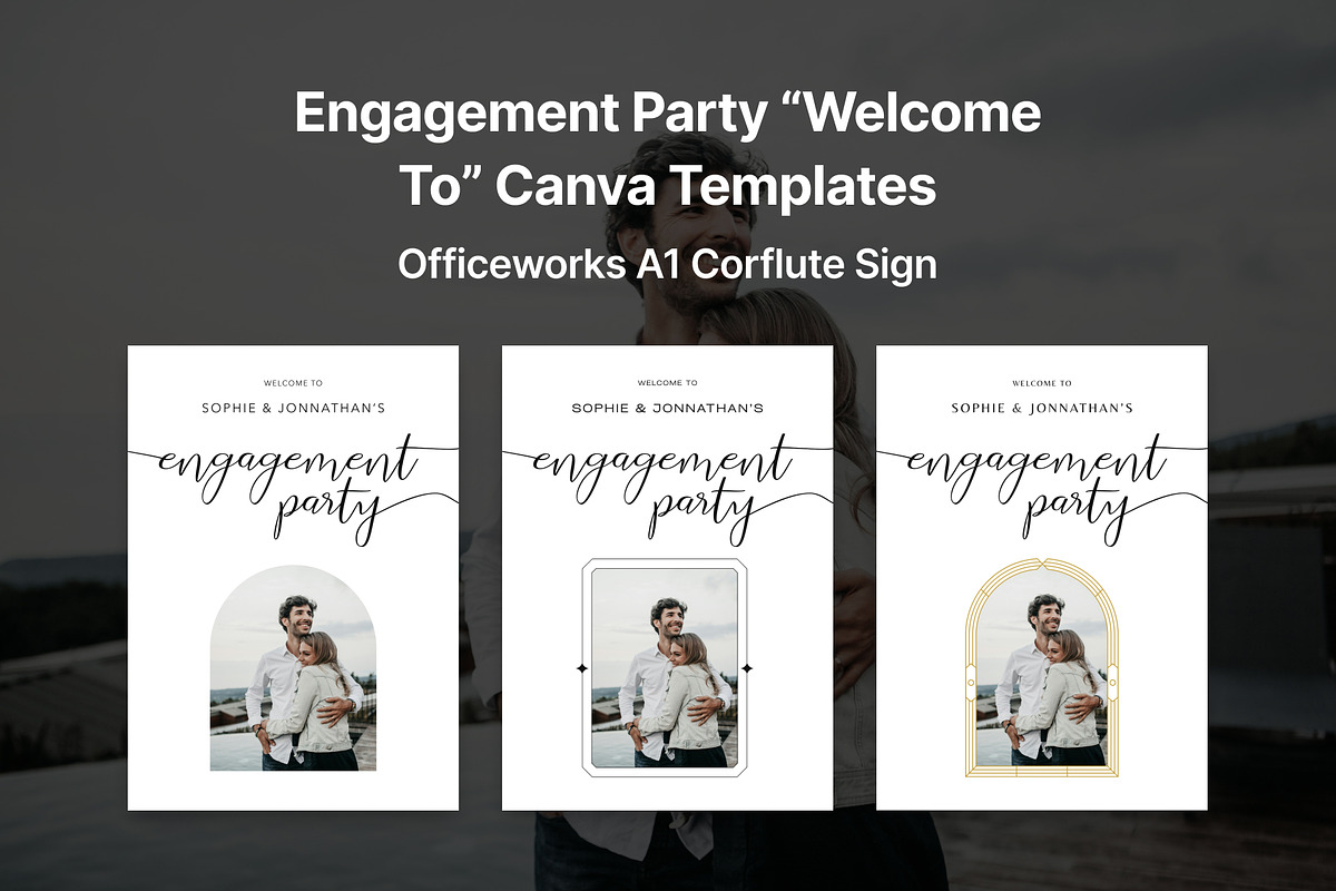 Engagement Welcome To Sign Canva, a Poster Template by Navia Gruber (Photo 2 of 4)