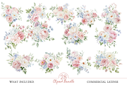 Pastel Wildflower Clipart Bundle, an Illustration by MockupWizard (Thumbnail 2 of 5)