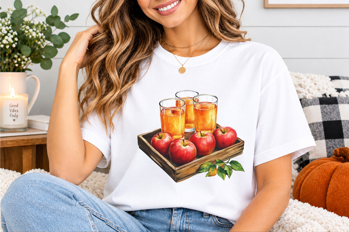 Autumn Apple Clipart Bundle, a Seasonal Illustration by designcity5 (Photo 3 of 5)