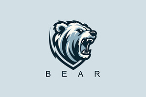 Bear Logo, a Graphic by Usman