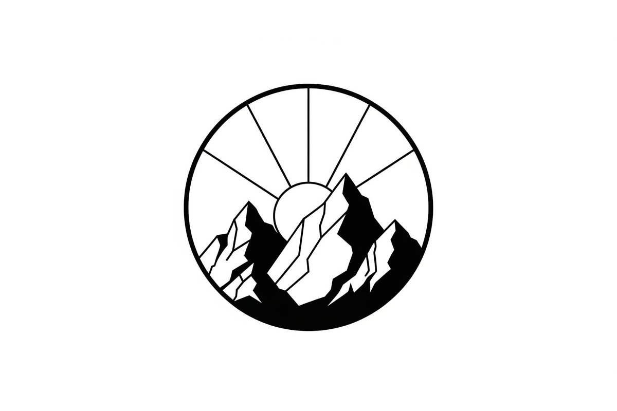 Mountain Sunrise Circle Bundle, an Illustration by Designs_River (Photo 31 of 31)