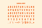 Sarnova Gorry - Cute Font, a Sans Serif Font by Iqsiart Studio (Thumbnail 6 of 6)