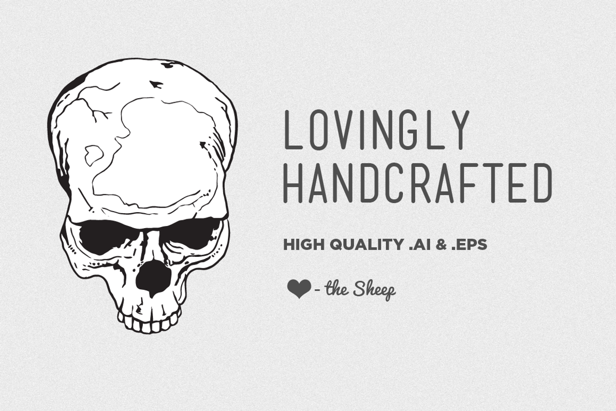Skulls Vector Pack, an Object Graphic by blacksheepsupply (Photo 3 of 3)