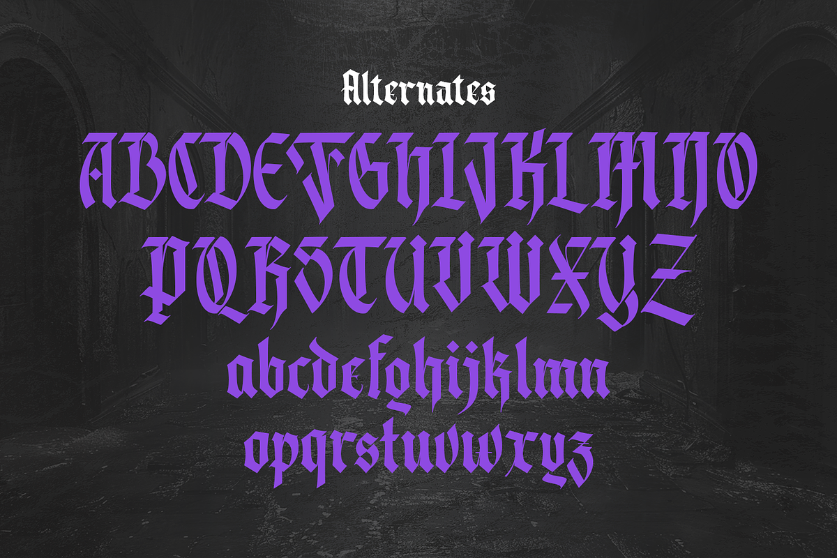 Olde Soul – Blackletter Style, a Blackletter Font by Almarkhatype (Photo 9 of 11)