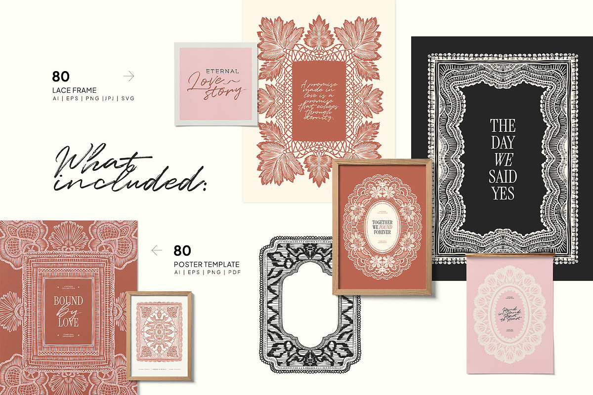 Vintage Lace | Poster Builder, an Object Graphic by KetteCreate (Photo 4 of 18)