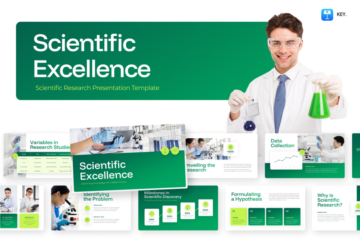 Scientific Research keynote, a Presentation Template by Loin Studio (Photo 1 of 4)