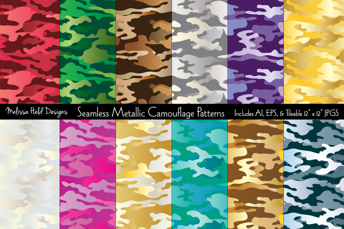 Seamless Camouflage Patterns