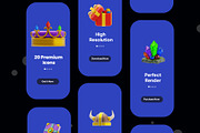 3D Game Asset Icon Pack, an Object 3D Model by novia99design (Thumbnail 3 of 6)