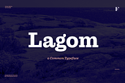 Lagom Serif Family INTRO OFFER!, a Serif Font by Fenotype
