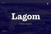 Lagom Serif Family INTRO OFFER!, a Serif Font by Fenotype (Thumbnail 1 of 10)