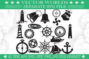 Nautical Svg, Boat, Anchor Svg