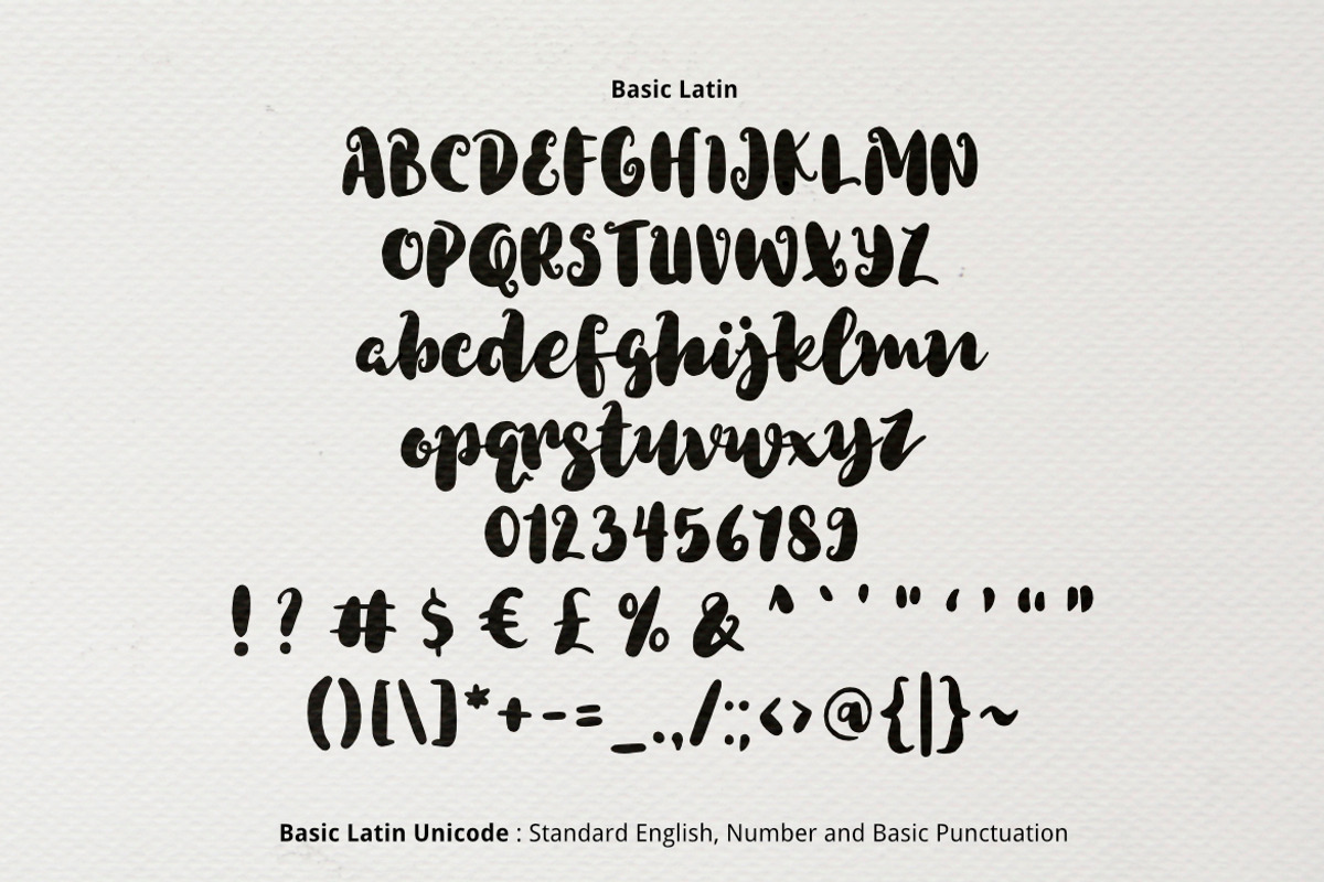 Quirky Font preview 2