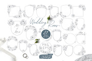 Vintage Roses Wedding, an Object Graphic by JuDesign (Thumbnail 1 of 5)