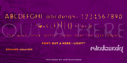 Outahere™, a Sans Serif Font by MINDCANDY (Thumbnail 2 of 3)