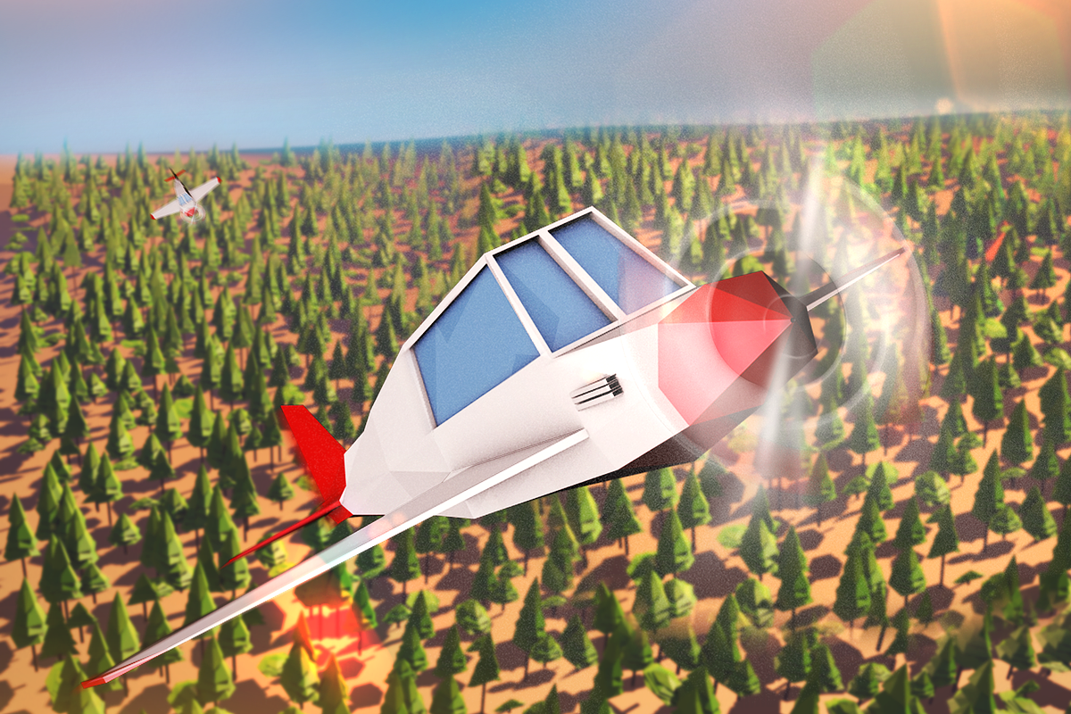 Low Poly Plane, a Cars & Vehicle 3D Model by Anton Moek (Photo 1 of 3)
