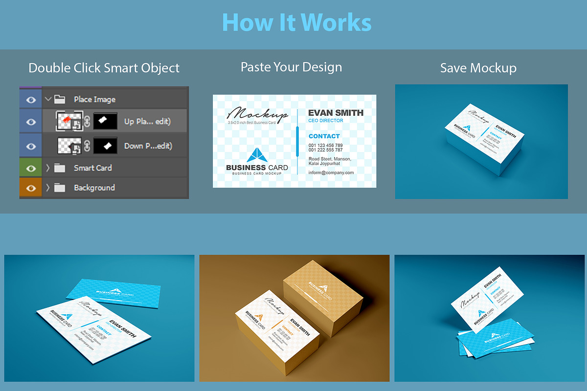 Business Card Mockups, a Mockup by alimran24 (Photo 3 of 12)