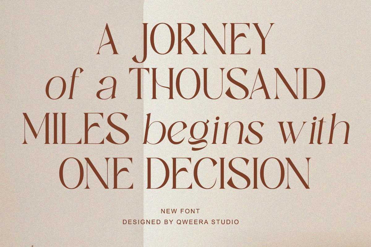 Sassy Born - Modern Elegant Font, a Serif Font by Qweera Studio (Photo 3 of 12)
