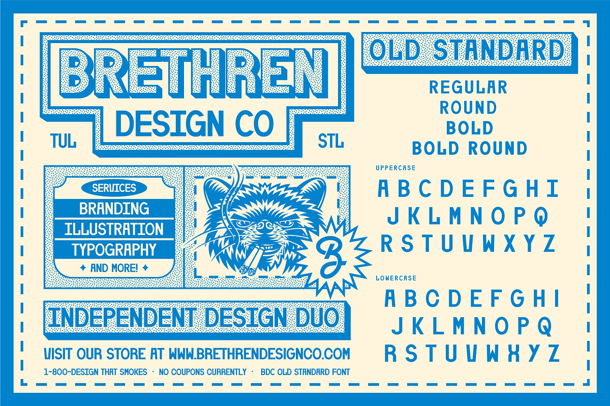 Old Standard Font Family, a Font by Brethrendesignco (Photo 1 of 5)