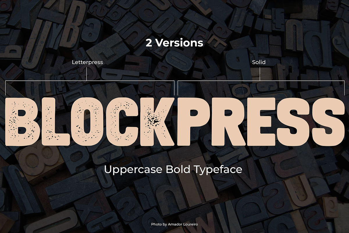 BlockPress Grotesque Font, a Sans Serif Font by Mint Pixels (Photo 3 of 5)