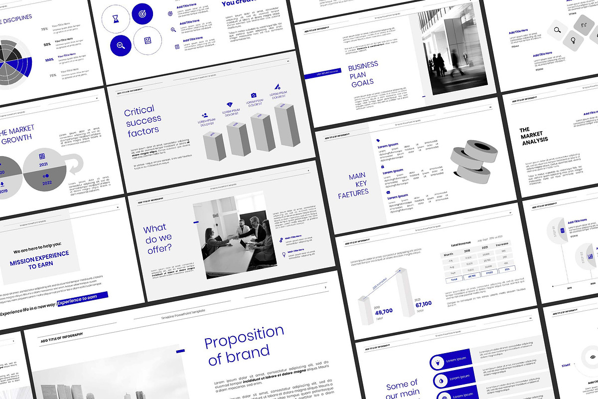 Blue PowerPoint Template, a Presentation Template by Artemis-products (Photo 9 of 9)