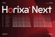 Horixa Next Modern Connected Sans, a Sans Serif Font by productype1 (Thumbnail 12 of 12)